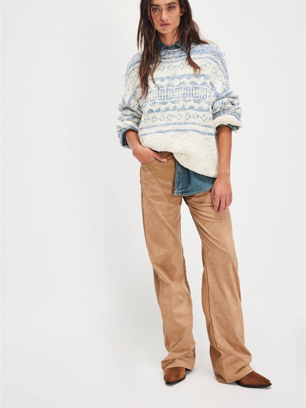 Free People Dani Pattern Sweater - Picture 3 of 5